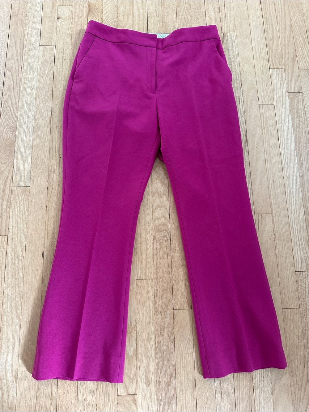 5 for $25 // Brooks Brothers “Red Fleece” pink cropped wool-blend pants size 6